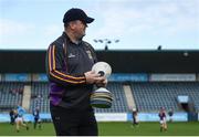 22 October 2017; Kilmacud Crokes manager Ollie Baker prior to the Dublin County Senior Hurling Championship Semi-Final match between Kilmacud Crokes and Lucan Sarsfields at Parnell Park in Dublin. Photo by David Fitzgerald/Sportsfile