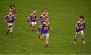 22 October 2017; Members of Roscommon Gaels U10s play ahead of the Roscommon County Senior Football Championship Final match between St Brigid's and Roscommon Gaels at Dr Hyde Park in Roscommon. Photo by Sam Barnes/Sportsfile