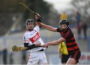 22 October 2017; Tom Moran of De La Salle in action against Pauric Mahony of Ballygunner, during the Waterford County Senior Hurling Final match between Ballygunner and De La Salle at Walsh Park in Waterford. Photo by Seb Daly/Sportsfile