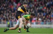 22 October 2017; Fionán Clifford of South Kerry in action against Kieran O'Leary of Dr. Crokes, during the Kerry County Senior Football Championship Final match between Dr. Crokes and South Kerry at Austin Stack Park, Tralee in Kerry. Photo by Brendan Moran/Sportsfile