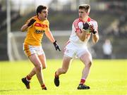 22 October 2017; Cillian O'Connor of Ballintubber in action against Ray O'Malley of Castlebar Mitchels during the Mayo County Senior Football Championship Final match between Ballintubber and Castlebar Mitchels at Elvery's MacHale Park in Castlebar, Mayo. Photo by Stephen McCarthy/Sportsfile