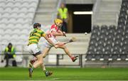 22 October 2017; Ciaran O'Brien of Imokilly shoots to score his side's first goal during the Cork County Senior Hurling Championship Final match between Blackrock and Imokilly at Páirc Uí Chaoimh in Cork. Photo by Eóin Noonan/Sportsfile