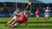22 October 2017; David Treacy of Cuala in action against Tom Connolly of St Vincent's during the Dublin County Senior Hurling Championship Semi-Final match between Cuala and St Vincent's at Parnell Park in Dublin. Photo by David Fitzgerald/Sportsfile