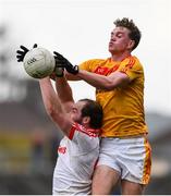 22 October 2017; Danny Kirby of Castlebar Mitchels in action against Danny Geraghty of Ballintubber during the Mayo County Senior Football Championship Final match between Ballintubber and Castlebar Mitchels at Elvery's MacHale Park in Castlebar, Mayo. Photo by Stephen McCarthy/Sportsfile