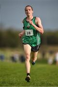 22 October 2017; Adam Kirk-Smith, Derry Track Club, on his way to a third place finish in the Senior Men's event during the Autumn Open Cross Country Festival at the National Sports Campus in Abbotstown, Dublin. Photo by Cody Glenn/Sportsfile