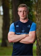 23 October 2017; Leinster's Dan Leavy poses for a portrait following a press conference at Leinster Rugby HQ in UCD, Belfield, Dublin.  Photo by Seb Daly/Sportsfile