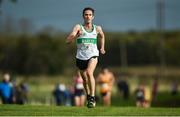 22 October 2017; Conor Dooney, Raheny Shamrock A.C., finishes fifth in the Senior Men's event during the Autumn Open Cross Country Festival at the National Sports Campus in Abbotstown, Dublin. Photo by Cody Glenn/Sportsfile