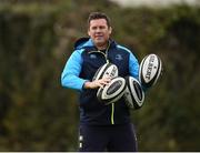 23 October 2017; Leinster scrum coach John Fogarty during squad training at UCD in Dublin. Photo by Seb Daly/Sportsfile