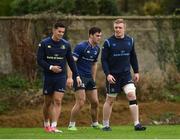 23 October 2017; Leinster's Noel Reid, left, and Dan Leavy during squad training at UCD in Dublin. Photo by Seb Daly/Sportsfile