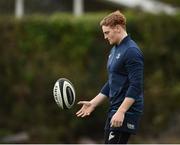 23 October 2017; Leinster's Cathal Marsh during squad training at UCD in Dublin. Photo by Seb Daly/Sportsfile