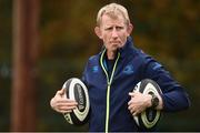 23 October 2017; Leinster head coach Leo Cullen during squad training at UCD in Dublin. Photo by Seb Daly/Sportsfile