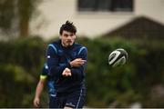 23 October 2017; Leinster's Max Deegan during squad training at UCD in Dublin.  Photo by Seb Daly/Sportsfile