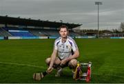 23 October 2017; Kilmacud Crokes hurler Niall Corcoran with the New Ireland Assurance Company Perpetual Challenge Cup during a Dublin SFC/SHC Finals Media Day at Parnell Park in Dublin. Piaras Ó Mídheach/Sportsfile
