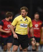 21 October 2017; Referee JP Doyle during the European Rugby Champions Cup Pool 4 Round 2 match between Munster and Racing 92 at Thomond Park in Limerick. Photo by Diarmuid Greene/Sportsfile