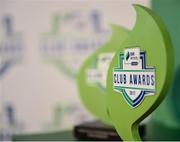 24 October 2017; A general view of an award prior to the SSE Airtricity League Club Awards, at City Hall, in Dublin. Photo by Seb Daly/Sportsfile