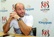 24 October 2017; Rory Best Ulster captain in attendance during an Ulster Rugby Press Conference at Kingspan Stadium, in Belfast. Photo by John Dickson/Sportsfile