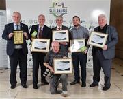 24 October 2017; Bohemian FC representatives with their awards and commendations during the SSE Airtricity League Club Awards at City Hall in Dublin. Photo by Seb Daly/Sportsfile