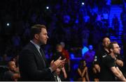 21 October 2017; Matchroom boxing promoter Eddie Hearn at the Boxing at the SSE Arena in Belfast. Photo by David Fitzgerald/Sportsfile