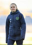 24 October 2017; Isibeal Atkinson of the Republic of Ireland prior to the 2019 FIFA Women's World Cup Qualifier Group 3 match between Slovakia and Republic of Ireland at the National Training Centre in Senec, Slovakia. Photo by Stephen McCarthy/Sportsfile