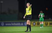 24 October 2017; Referee Triinu Laos during the 2019 FIFA Women's World Cup Qualifier Group 3 match between Slovakia and Republic of Ireland at the National Training Centre in Senec, Slovakia. Photo by Stephen McCarthy/Sportsfile