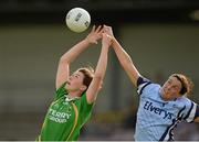 18 August 2012; Lorraine Scanlon, Kerry, in action against Joanne O'Sullivan, Dublin. TG4 All-Ireland Ladies Football Senior Championship Quarter-Final, Dublin v Kerry, St. Brendan's Park, Birr, Co. Offaly. Photo by Sportsfile