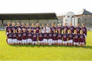 18 August 2012; The Galway squad. TG4 All-Ireland Ladies Football Senior Championship Quarter-Final, Clare v Galway, St. Brendan's Park, Birr, Co. Offaly. Photo by Sportsfile