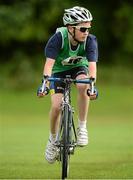 19 August 2012; Brian McCarthy, from Bruree and Rockhill, Co. Limerick, competing in the Boy's U.12 Cycling on Grass, during the Community Games national finals. Athlone, Co Westmeath. Picture credit: David Maher / SPORTSFILE