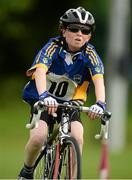 19 August 2012; Darragh Whelan, from Carrick On Suir, Co. Tipperary, competing in the Boy's U.12 Cycling on Grass, during the Community Games national finals. Athlone, Co Westmeath. Picture credit: David Maher / SPORTSFILE