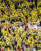 22 October 2017; Supporter's flags during the European Rugby Champions Cup Pool 1 Round 2 match between La Rochelle and Ulster at Stade Marcel Deflandre, La Rochelle in France. Photo by John Dickson/Sportsfile