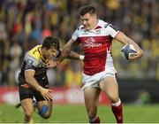 22 October 2017; Jacob Stockdale of Ulster in action during the European Rugby Champions Cup Pool 1 Round 2 match between La Rochelle and Ulster at Stade Marcel Deflandre, La Rochelle in France. Photo by John Dickson/Sportsfile