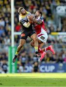 22 October 2017; Charles Piutau of Ulster in action against Jérémy Sinzelle of La Rochelle during the European Rugby Champions Cup Pool 1 Round 2 match between La Rochelle and Ulster at Stade Marcel Deflandre, La Rochelle in France. Photo by John Dickson/Sportsfile