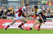 22 October 2017; Andrew Trimble of Ulster in action during the European Rugby Champions Cup Pool 1 Round 2 match between La Rochelle and Ulster at Stade Marcel Deflandre, La Rochelle in France. Photo by John Dickson/Sportsfile