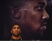 26 October 2017; Anthony Joshua following a press conference at the National Museum Cardiff, ahead of his World Heavyweight Championship bout with Carlos Takam, on October 28, at the Principality Stadium in Cardiff, Wales. Photo by Stephen McCarthy/Sportsfile