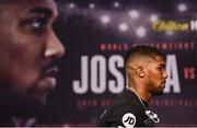 26 October 2017; Anthony Joshua following a press conference at the National Museum Cardiff, ahead of his World Heavyweight Championship bout with Carlos Takam, on October 28, at the Principality Stadium in Cardiff, Wales. Photo by Stephen McCarthy/Sportsfile