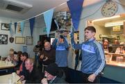 26 October 2017; Dublin footballers Michael Fitzsimons and Colm Basquel during a Dublin Football squad visit the Capuchin Day Centre at Bow Street in Dublin. Photo by Eóin Noonan/Sportsfile