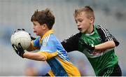26 October 2017; Paddy Curry of St. Mary's BNS Rathfranham in action against Callum Morris of St. Mary's BNS Lucan during the Allianz Cumann na mBunscol Finals at Croke Park in Dublin. Photo by Cody Glenn/Sportsfile