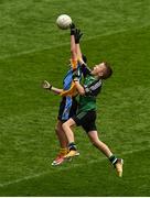 26 October 2017; Callum Morris of St. Mary's BNS Lucan in action against Odhran McLaughlin of St. Mary's BNS Rathfranham during their Corn Kitterick Cup Final match during the Allianz Cumann na mBunscol Finals at Croke Park in Dublin. Photo by Cody Glenn/Sportsfile