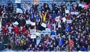 27 October 2017; St. Fiachra's SNS fans, during day 3 of the Allianz Cumann na mBunscol Finals at Croke Park, in Dublin. Photo by David Fitzgerald/Sportsfile