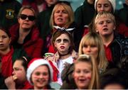 27 October 2017; Gaelscoil Chluain Dolcain fans watch on, during day 3 of the Allianz Cumann na mBunscol Finals at Croke Park, in Dublin. Photo by David Fitzgerald/Sportsfile