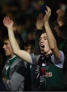 27 October 2017; A Cork City supporter prior to the SSE Airtricity League Premier Division match between Cork City and Bray Wanderers at Turners Cross, in Cork. Photo by Seb Daly/Sportsfile
