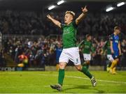 27 October 2017; Conor McCormack of Cork City celebrates after scoring his side's first goal during the SSE Airtricity League Premier Division match between Cork City and Bray Wanderers at Turners Cross, in Cork. Photo by Seb Daly/Sportsfile