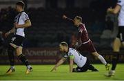 27 October 2017; Rory Hale of Galway United celebrates scoring his side's second goal during the SSE Airtricity League Premier Division match between Galway United and Dundalk at Eamonn Deasy Park, in Galway. Photo by Piaras Ó Mídheach/Sportsfile