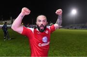27 October 2017; Raffaele Cretaro of Sligo Rovers celebrates after the SSE Airtricity League Premier Division match between Drogheda United and Sligo Rovers at United Park, in Drogheda, Co. Louth. Photo by Matt Browne/Sportsfile