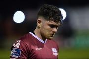 27 October 2017; Ronan Murray of Galway United leaves the field after the SSE Airtricity League Premier Division match between Galway United and Dundalk at Eamonn Deasy Park, in Galway. Photo by Piaras Ó Mídheach/Sportsfile