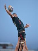 17 August 2012; Dave O'Callaghan, Munster, wins possession in a line-out. Pre-Season Friendly, Munster v Bristol, Musgrave Park, Cork. Picture credit: Diarmuid Greene / SPORTSFILE