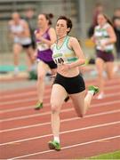 19 August 2012; Nessa Millet, St. Abbans AC, Co. Laois, on her way to winning the Women's Division One 200m. Woodie’s DIY National League Final, Tullamore Harriers Stadium, Tullamore, Co. Offaly. Photo by Sportsfile