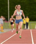 19 August 2012; Claire Bergin, Dundrum South Dublin AC, on her way to winning the Women's Premier Division 400m. Woodie’s DIY National League Final, Tullamore Harriers Stadium, Tullamore, Co. Offaly. Photo by Sportsfile