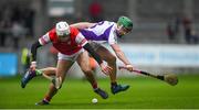 28 October 2017; Darragh O'Connell of Cuala in action against Lorcan McMullan of Kilmacud Crokes during the Dublin County Senior Club Hurling Championship Final match between Cuala and Kilmacud Crokes at Parnell Park in Dublin. Photo by Matt Browne/Sportsfile