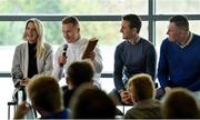 28 October 2017; Speakers, from left, Juliet Murphy, former Cork Ladies Footballer and Coach, Ciarán Kilkenny, Dublin Footballer and Coach, David Herity, former Kilkenny Hurler and Dublin Camogie Manager and Mick Bohan, Dublin Ladies Football Manager at a #GAAyouth Forum 2017 at Croke Park in Dublin. Photo by Piaras Ó Mídheach/Sportsfile