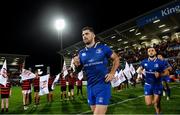 28 October 2017; Rob Kearney of Leinster runs out ahead of the Guinness PRO14 Round 7 match between Ulster and Leinster at the Kingspan Stadium in Belfast. Photo by Ramsey Cardy/Sportsfile
